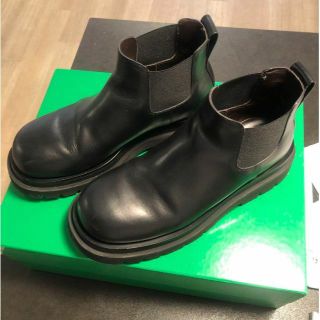 新品 正規ボッテガヴェネタSTRIDEラバーアンクルブーツ42緑416N
