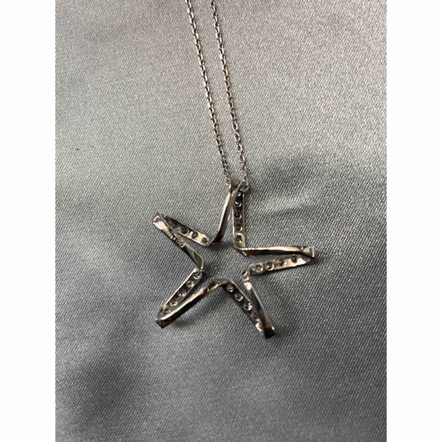 K18WG☆合成石ぺンダントネックレス☆USED品☆品:☆ | www