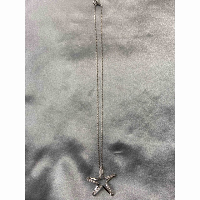 K18WG☆合成石ぺンダントネックレス☆USED品☆品:☆ | www