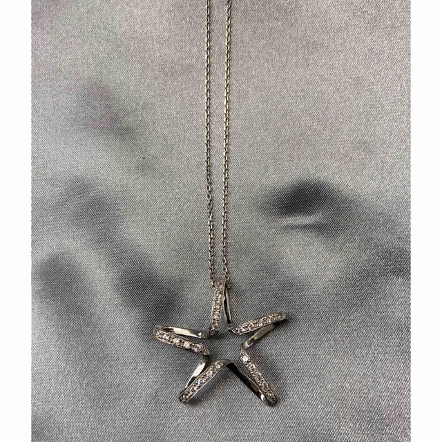 K18WG☆合成石ぺンダントネックレス☆USED品☆品:☆ | www