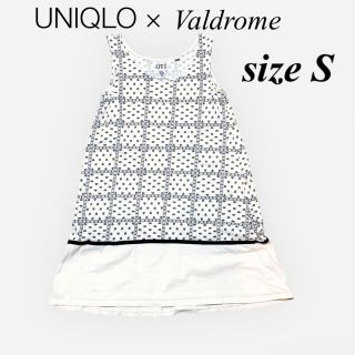 ユニクロ(UNIQLO)の【送料込】ユニクロ ヴァルドローム Valdrome ノースリーブ ワンピース(ひざ丈ワンピース)