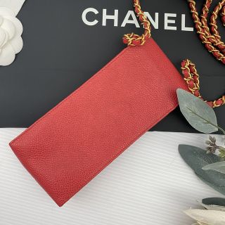 CHANEL - 極美品 シャネル キャビアスキン チェーンショルダーバッグ