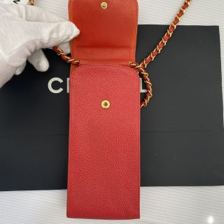 CHANEL - 極美品 シャネル キャビアスキン チェーンショルダーバッグ