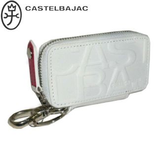 カステルバジャック(CASTELBAJAC)のカステルバジャック レノ スマートキーケース 036611 ホワイト(キーケース)