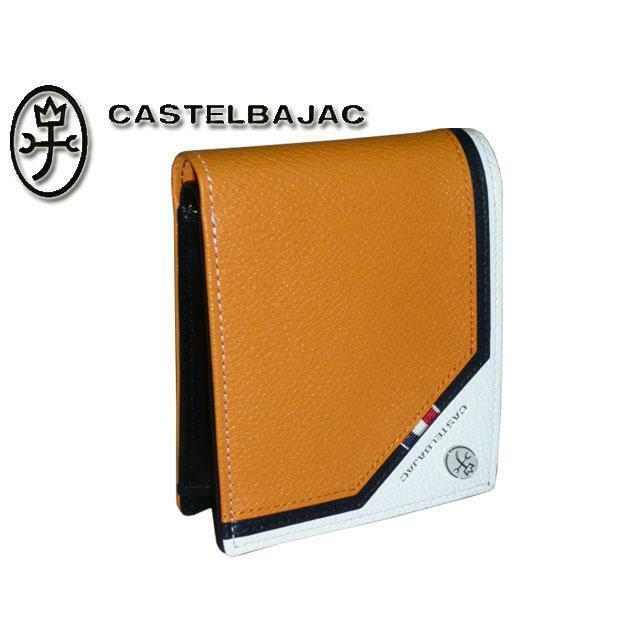 カステルバジャック レグレ 二つ折り財布 035611 オレンジ-