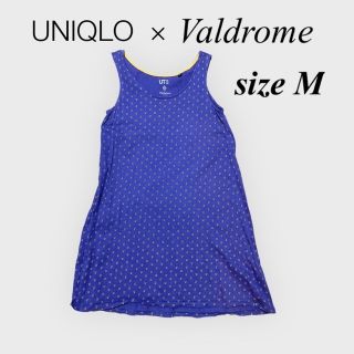 ユニクロ(UNIQLO)の【送料込】ユニクロ ヴァルドローム Valdrome ノースリーブ ワンピース(ひざ丈ワンピース)