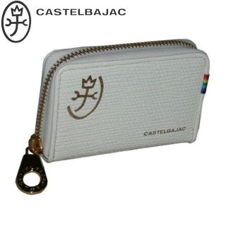 カステルバジャック(CASTELBAJAC)のカステルバジャック レインボー キーケース 079612 ホワイト(キーケース)