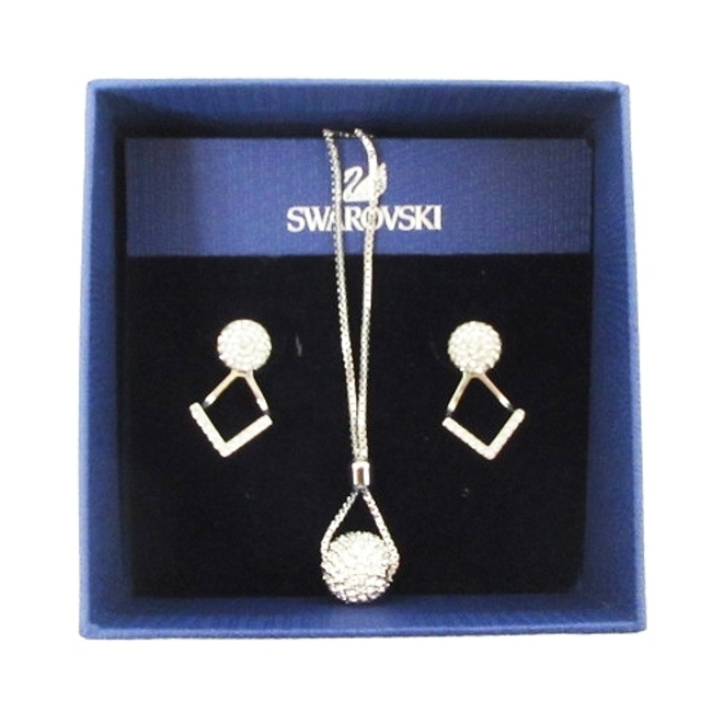 SWAROVSKI - スワロフスキー 2点セット パヴェ ネックレス ペンダント