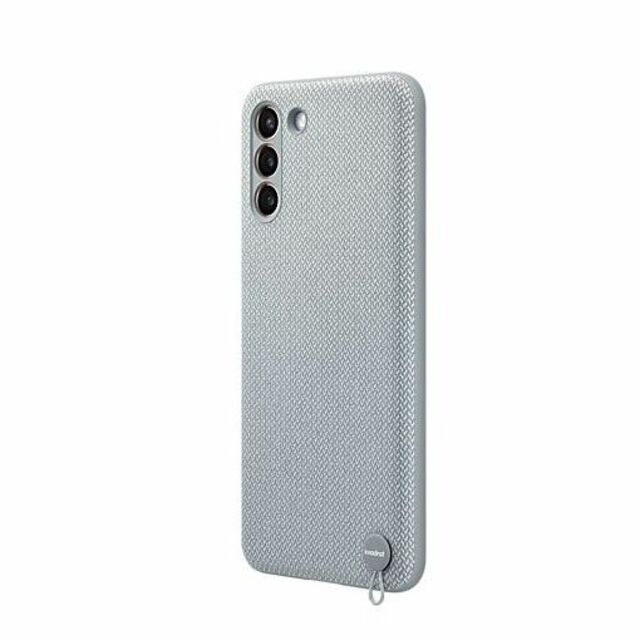 SAMSUNG(サムスン)のGalaxy S21+ Kvadrat ファブリックカバー グレイ 純正品 スマホ/家電/カメラのスマホアクセサリー(Androidケース)の商品写真