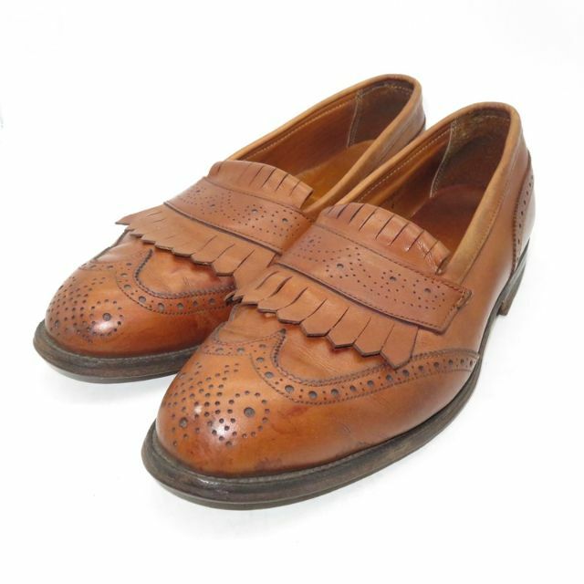 ALDEN 610 QUILT TASSEL LOAFERS USA製