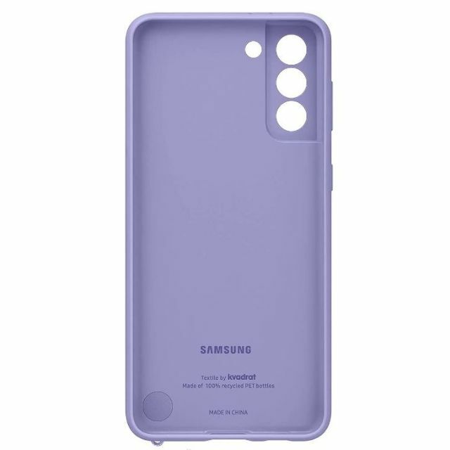 SAMSUNG(サムスン)のGalaxy S21+ Kvadrat ファブリックカバー 紫 純正品 スマホ/家電/カメラのスマホアクセサリー(Androidケース)の商品写真