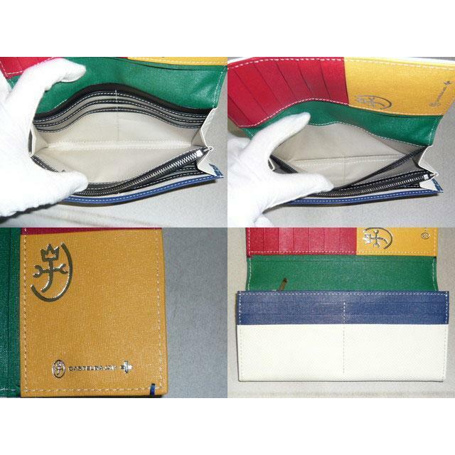 カステルバジャック トルク 長財布 096635 ホワイト - 長財布