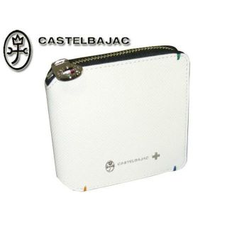 カステルバジャック(CASTELBAJAC)のカステルバジャック トルク 2つ折り財布 096634 ホワイト(折り財布)