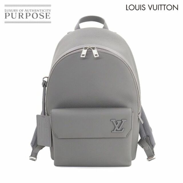 未使用 展示品 ルイ ヴィトン LOUIS VUITTON アエログラム テイクオフ バックパック リュックサック レザー グレー M59325  RFID VLP 90191561 | フリマアプリ ラクマ