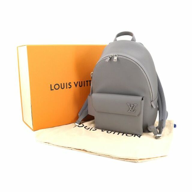 LOUIS VUITTON(ルイヴィトン)の未使用 展示品 ルイ ヴィトン LOUIS VUITTON アエログラム テイクオフ バックパック リュックサック レザー グレー M59325 RFID VLP 90191561 メンズのバッグ(その他)の商品写真