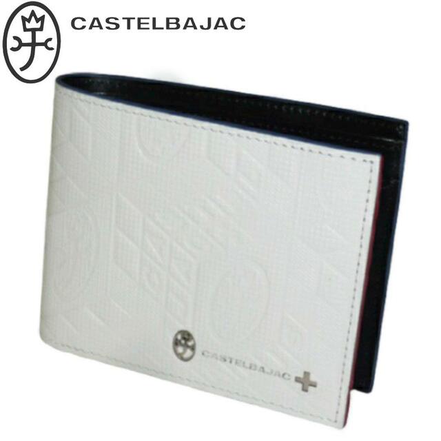 カステルバジャック タタン 二つ折り財布 067614 ホワイト-