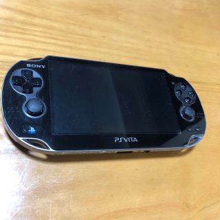 プレイステーションヴィータ(PlayStation Vita)のPSビータ1100本体ブラック　ジャンク(携帯用ゲーム機本体)