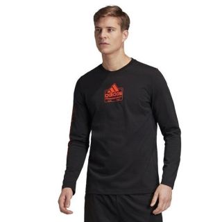 アディダス(adidas)のadidas ロンT Tシャツ　黒　カセットテープ 長袖　アディダス(Tシャツ/カットソー(七分/長袖))