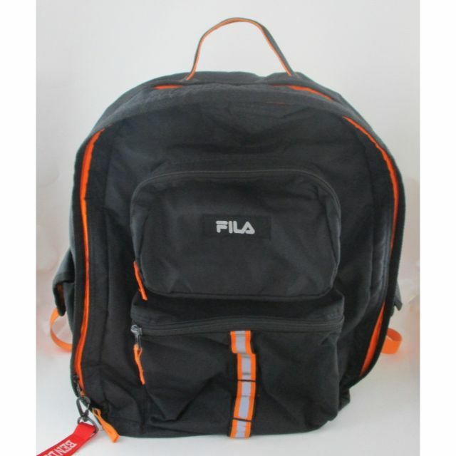 FILA(フィラ)の◇FILA フィラ リフレクトバックパック オレンジ デイパック リュック◇ メンズのバッグ(バッグパック/リュック)の商品写真