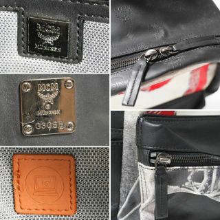 MCM - MCM リュック バックパック スタッズ ロゴ パンク ロック レザー