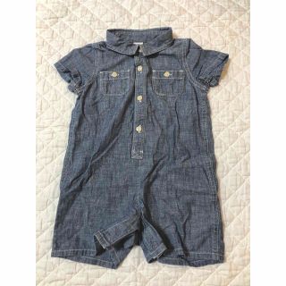 ベビーギャップ(babyGAP)のbabyGAP デニムシャツ生地カバーオール（90cm）(その他)