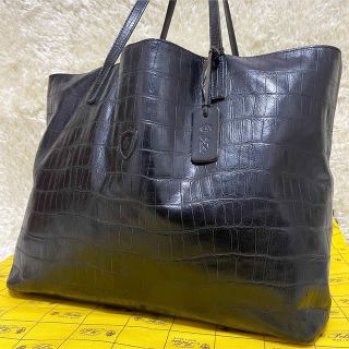 天然石ターコイズ 極美品 フェリージ トートバッグ 11-91 レザー