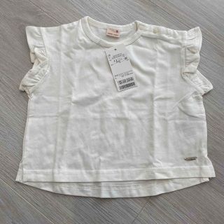 プティマイン(petit main)のpetit main Tシャツ　ノースリーブ　タグつき(Ｔシャツ)