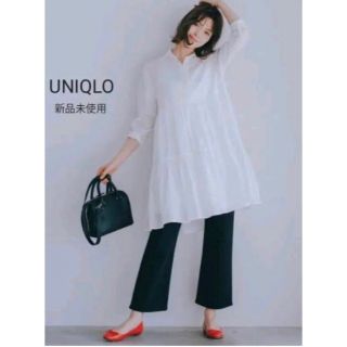 ユニクロ(UNIQLO)のユニクロ シャツワンピース(ひざ丈ワンピース)