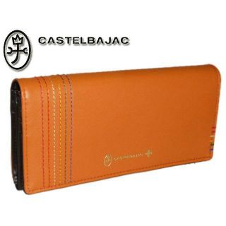 カステルバジャック(CASTELBAJAC)のカステルバジャック シェスト 長財布 027604 オレンジ(長財布)