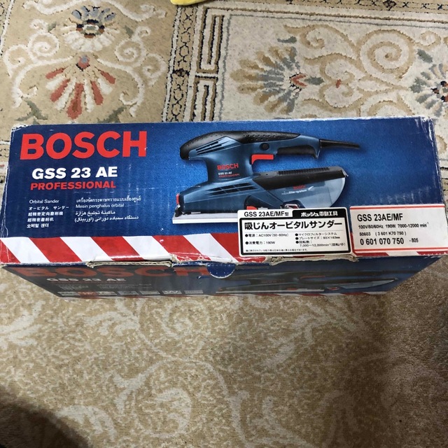 BOSCH(ボッシュ)の吸じんオービタルサンダーGSS23AE/MF AC100V(50-60Hz) 自動車/バイクのバイク(工具)の商品写真