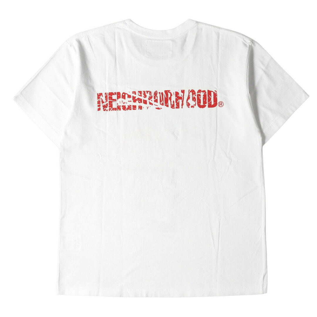 NEIGHBORHOOD ネイバーフッド Tシャツ サイズ:M グラフィック クルーネック Tシャツ ホワイト 白 トップス カットソー 半袖  【メンズ】【中古】