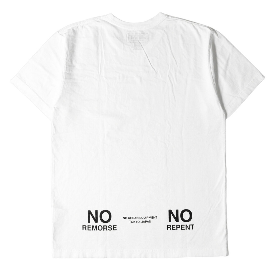 NEIGHBORHOOD ネイバーフッド Tシャツ サイズ:M ブランドロゴ クルーネック Tシャツ ホワイト 白 トップス カットソー 半袖 【メンズ】