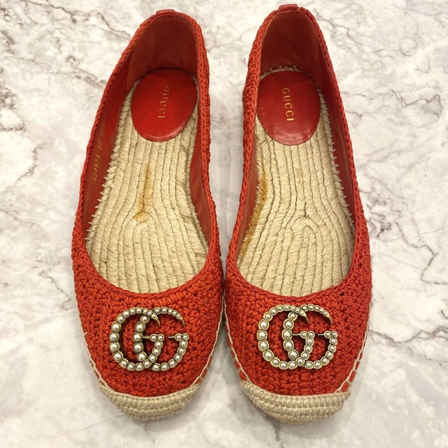 新規出店 【値下げ】GUCCI/グッチ/マーモントエスパドリーユジュート