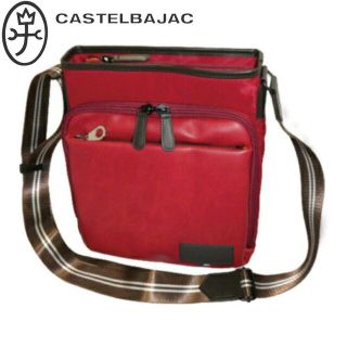 カステルバジャック(CASTELBAJAC)のカステルバジャック コロ3 B5ショルダーバッグ 055133 レッド(ショルダーバッグ)