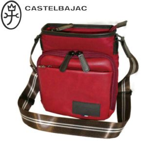 カステルバジャック(CASTELBAJAC)のカステルバジャック コロ3 タテ型ショルダーバッグ 055132 レッド(ショルダーバッグ)