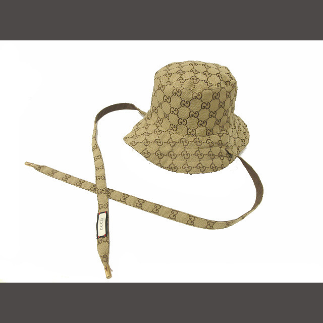 Gucci - GUCCI 22SS GGキャンバス&ナイロン リバーシブルハット 帽子