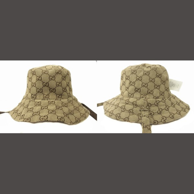 Gucci - GUCCI 22SS GGキャンバス&ナイロン リバーシブルハット 帽子