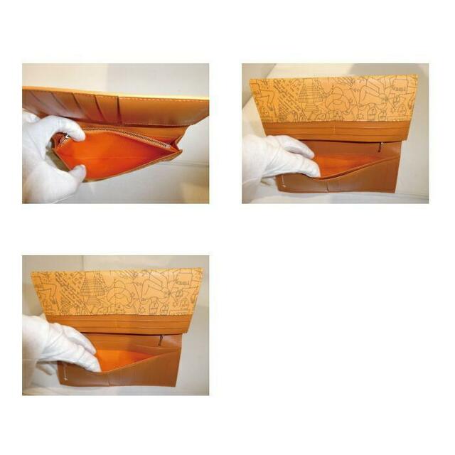 CASTELBAJAC(カステルバジャック)のカステルバジャック ガルニエ 長財布 076615 オレンジ メンズのファッション小物(長財布)の商品写真