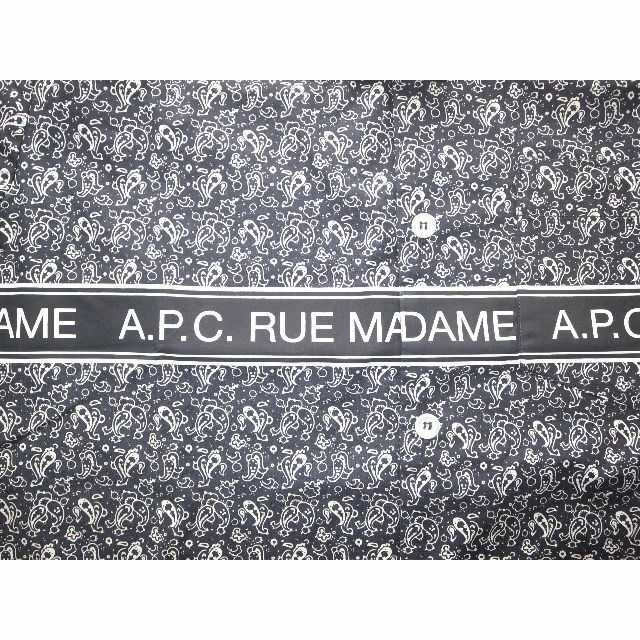 A.P.C(アーペーセー)のAPC CHEMISETTE LOGO 19A バンダナ 半袖 シャツ L メンズのトップス(シャツ)の商品写真