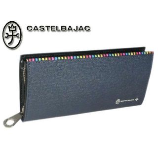 カステルバジャック(CASTELBAJAC)のカステルバジャック アーチ ラウンドファスナー長財布 074615 ネイビー(長財布)