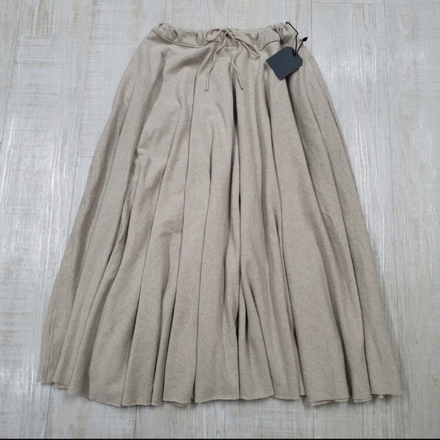 新品 OUTIL スウェット ギャザー スカート フレアースカート サイズ 0