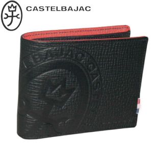 カステルバジャック(CASTELBAJAC)のカステルバジャック ピッコロ?二つ折り財布 022614 ブラック(折り財布)