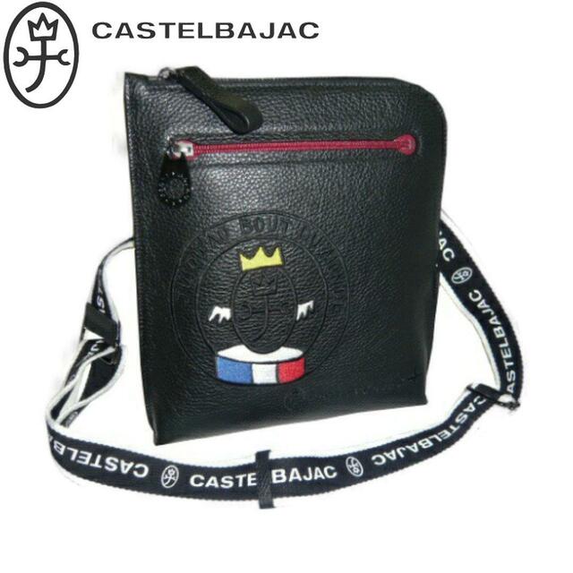 CASTELBAJACカステルバジャック リンク?薄マチショルダーバック 030111 ブラック