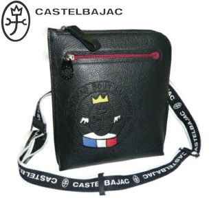 カステルバジャック(CASTELBAJAC)のカステルバジャック リンク?薄マチショルダーバック 030111 ブラック(ショルダーバッグ)