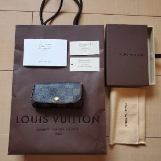 ルイヴィトン(LOUIS VUITTON)のルイ・ヴィトン ダミエ キーケース 4連 箱、中袋、外袋あり(キーケース)