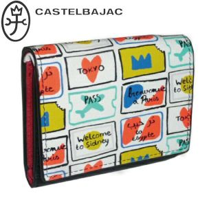 カステルバジャック(CASTELBAJAC)のカステルバジャック ベル?三つ折り財布 094613 ブラック(折り財布)