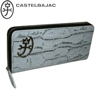 カステルバジャック(CASTELBAJAC)のカステルバジャック ジプス?ラウンドファスナー長財布 023623 ホワイト(長財布)