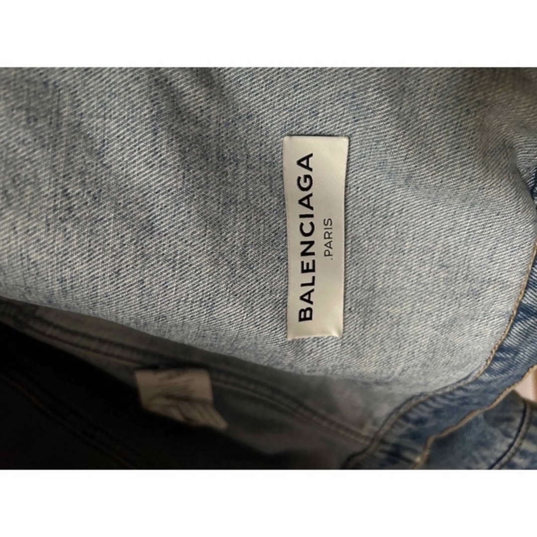 Balenciaga(バレンシアガ)のbalenciaga boxy denim jacket  メンズのジャケット/アウター(Gジャン/デニムジャケット)の商品写真