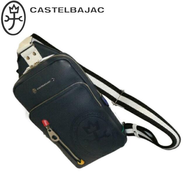 CASTELBAJAC(カステルバジャック)のカステルバジャック デンス?ワンショルダーバッグ 072911 ネイビー メンズのバッグ(ショルダーバッグ)の商品写真