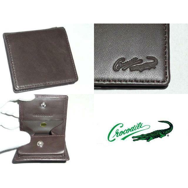 Crocodile(クロコダイル)のCrocodile　クロコダイル　コインケース　チョコ　205-8167 メンズのファッション小物(コインケース/小銭入れ)の商品写真